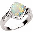 Cushion Shape Opal Fashion Ring