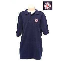 Boston Red Sox MLB Boys "Original" Pique Polo Shirt (Navy)