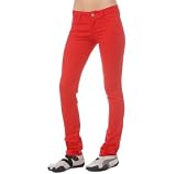 Dickies Girl Five Pocket Classic Skinny Girls Pants Red
