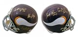 Autographed Purple People Eaters And Bud Grant Minnesota Vikings Replica Helmet Signed By Jim Marshall, Alan Page, Gary Larsen, Carl Eller Inscribed Hof 04 And Bud Grant Inscribed Hof 94