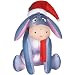 Disney Eeyore in Santa Hat Christmas Airblown Inflatable Eyeore by Gemmy Winnie the Pooh Friend