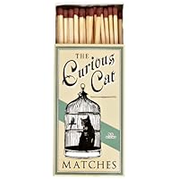 HomArt Large Decorative Curious Cat Matches