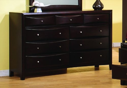 Phoenix Bedroom Collection Solid Hardwood Storage Dresser