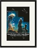 Black Framed/Matted Print 17x23, Pillars of Creation