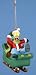 3" Homer Simpson on Santa's Sleigh Christmas Ornament