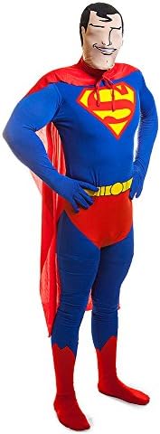 Rubies 2nd Skin Superman Jumpsuit - X-Large, Blue/Red/Yellow