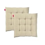 Esprit Home 37092-022-40-40 Kissen Tivoli Puros 40 cm x 40 cm hell braun (2-er Set)