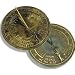 Rome 11-1/2" Brass Father Time Sundial Polished Brass