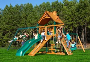 Gorilla Playsets Blue Ridge Frontier Playground System