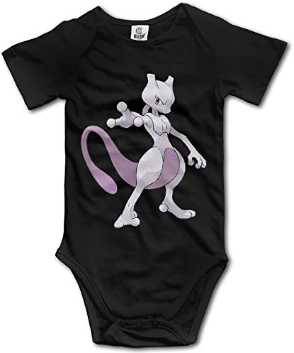Mewtwo Psychic Pokemon Cute Baby Cotton Bodysuit
