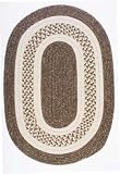 Colonial Mills (CMI) Monroe M046 | Chocolate Area Rug 2' x 10' Oval