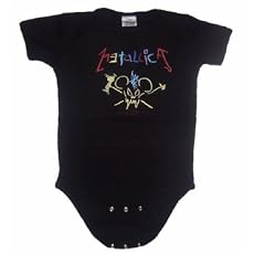 ON13 Metallica Crayon Logo Baby Creeper Romper