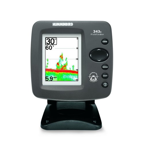 Humminbird 343C 3-Inch Waterproof Fishfinder With Dual-Beam Transducer