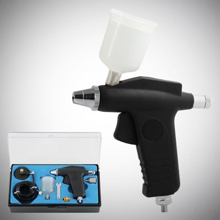0.3mm Gravity Feed Dual-Action Trigger Airbrush Paint Gun Set