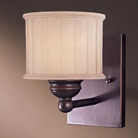 Minka 6731-167 1730 Series 1 Light Bath Bar, Lathan Bronze