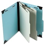 Pendaflex 59252 Pendaflex 2 Expansion Pressboard Hanging Folder, Letter, 6-Section, BE, Carton of 50