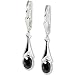 Silberdream Damen-Ohrh�nger Stein Schwarz 925 Silber Sdo514S