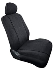 Automotive Parts and Accessories: Saddleman Front Bucket Custom Made Seat Covers - Cambridge Tweed Fabric (Black) - Saddleman