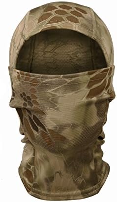 NEW Camouflage Balaclava Army Outdoor Tactical Military Full Face Mask Cap Hats (Color: Wasteland)