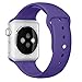 for Apple Watch Band,Voberry® Soft Silicone Sport Style Replacement Band for Apple Wrist Watch (38mm, Purple )
