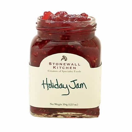 Stonewall Kitchen Holiday Jam Seasonal Preserves: Blend of Pear, Cranberry & Raspberry by Stonewall Kitchen