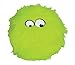 goDog Furballz Squeaky Plush Ball Dog Toy, Chew Guard Technology - Lime, Small