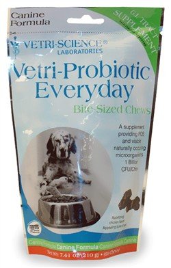 Vetri-Science Probiotic Everyday Bite Size Chew for Dogs, 60-Count