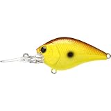 Lucky Craft Flat Mini DR Series Crankbaits Color: Chartreuse Rootbeer (112)