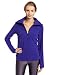 Calvin Klein Performance Women's 1/2 Zip Micro Polar Fleece Pullover, Viola, Medium