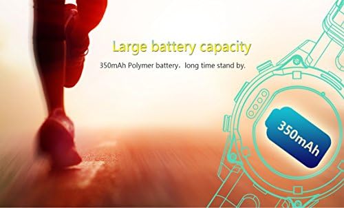 Aberobay KW08 Smartwatch 1.22 Inch HD IPS LCD Circular Touch Screen 240*204 pixel Resolution 0.3M Camera Bluetooth Smart Watch Support SIM Card Anti-lost GPS Heart Rate Monitor Fitness-Silver+Black