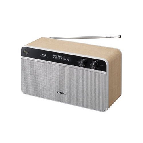 Childrens Toyshop  Electronics : Sony XDRS10DABM Portable Light Wood DAB & FM Radio