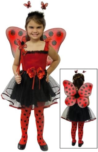 Big Girls' Ladybug Tutu Set 4/5