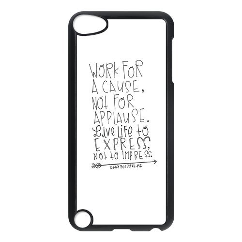 1 X Live Quotes Ipod Touch 5th Generation Case Hard Plastic Ipod Touch 5 Case