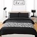 Regal Duvet Cover Set, Black, Double