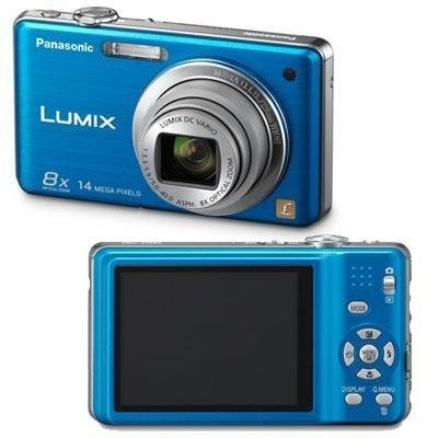Panasonic Lumix DMC-FH20 14.1 MP Digital Camera with 8x Optical Image Stabilized Zoom and 2.7-Inch LCD (Blue)