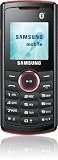 Samsung E2121 Handy (3,9 cm (1,5 Zoll) Display, Bluetooth, VGA Kamera) rot