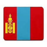 Mongolia Flag Mousepad