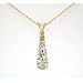 14k Yellow Gold 18" Chain With 2mm, 2.5mm, 3mm, 4mm, 5mm White Cubic Zirconia "Lifes Journey" Necklace
