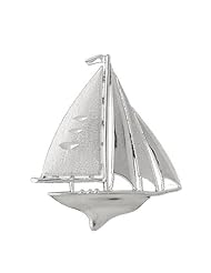 Clevereves 14K White Gold Pendant Sailboat 8.2 - Gram(s)