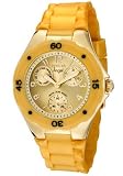 Invicta Womens 1274 Angel Gold Dial Silicone Watch