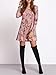 Floerns Women's Floral Printed Long Sleeve Casual Tunic Dress