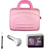 Pink eBigValue Protective Hard Nylon Cube Carrying Case with Handles For Sa ....