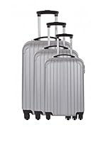 Travel One Set de 3 trolleys rígidos Barletta (Plata)