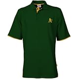 Majestic Oakland Athletics Green Slugger Short Sleeve Polo