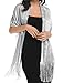 Shawls and Wraps for Evening Dresses (Silver)