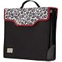 Crop In Style Paper Taker Organizer Tote, Black/Cream/Red