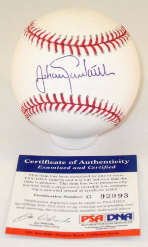 Johan Santana New York Mets Signed Autograph Baseball PSA/DNA