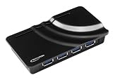 Produkt-Bild: Typhoon SuperSpeed HUB USB 3.0 HDU-703 (black) - 4-Port USB-HUB