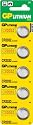 5 x GP Brand CR2032 Cr 2032 3v Coin cell batteries