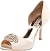 Badgley Mischka Women's Salsa Pump,Vanilla Satin,8.5 M US